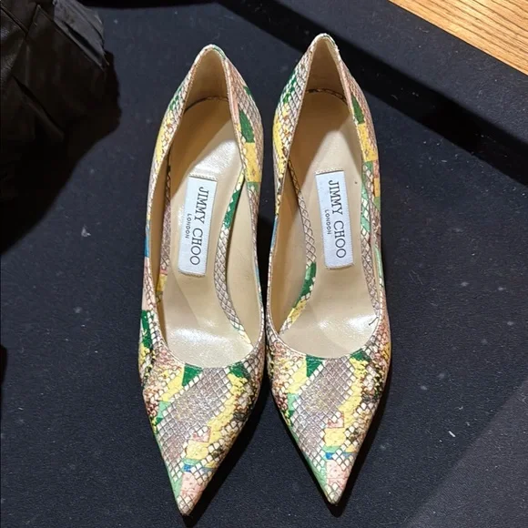 green emerald velvet dress Saldana Heels- Neon Yellow 9